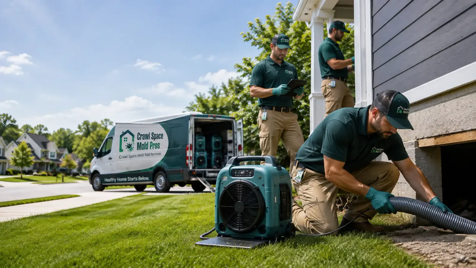 Crawl Space Mold Removal in Stow, MA